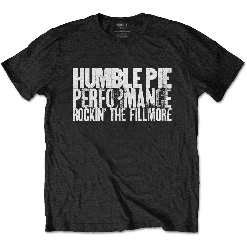 Humble Pie - Rockin The Fillmore Heren Tshirt - Zwart